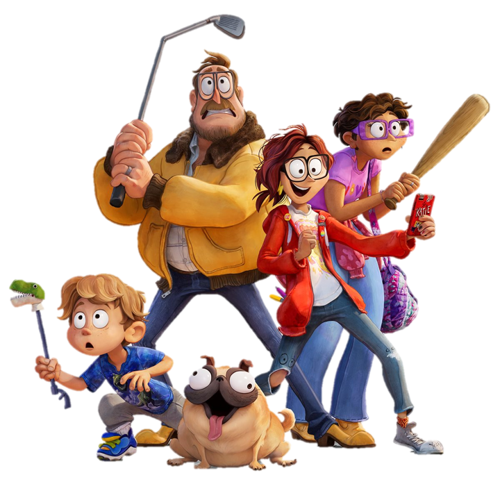 imagem referencia a animação da familia mitchells